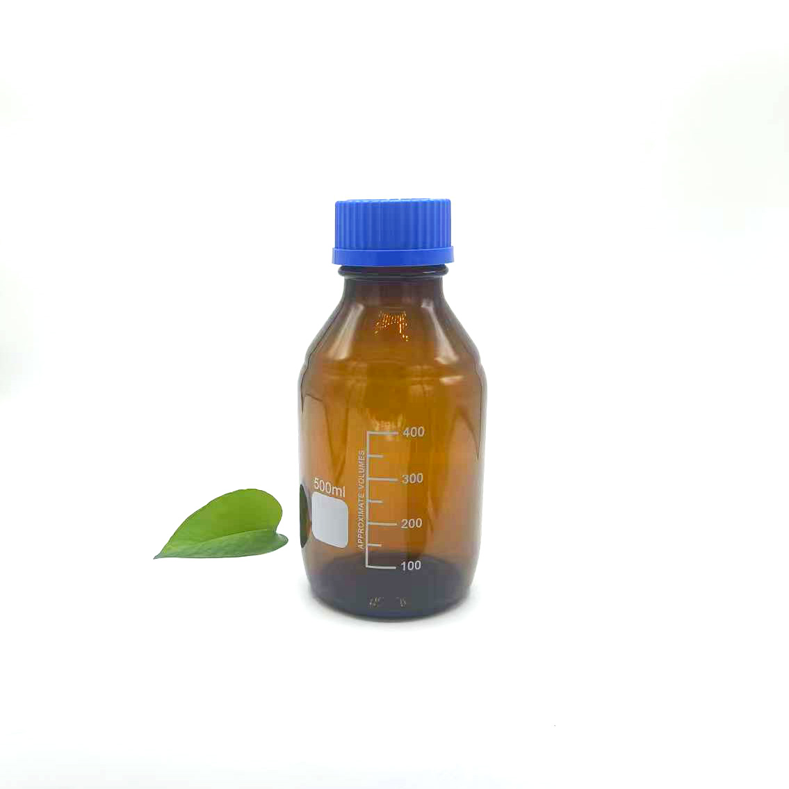 Butelka na odczynnik o pojemności 500 ml z brązowego szkła